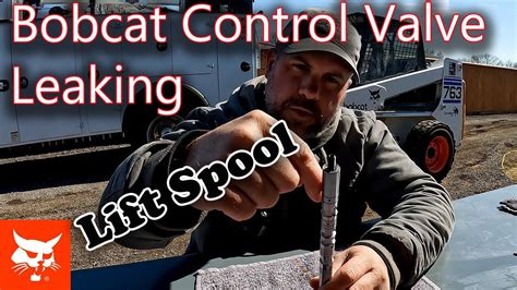 find leak in control valve skid steer|bobcat control valve repair.